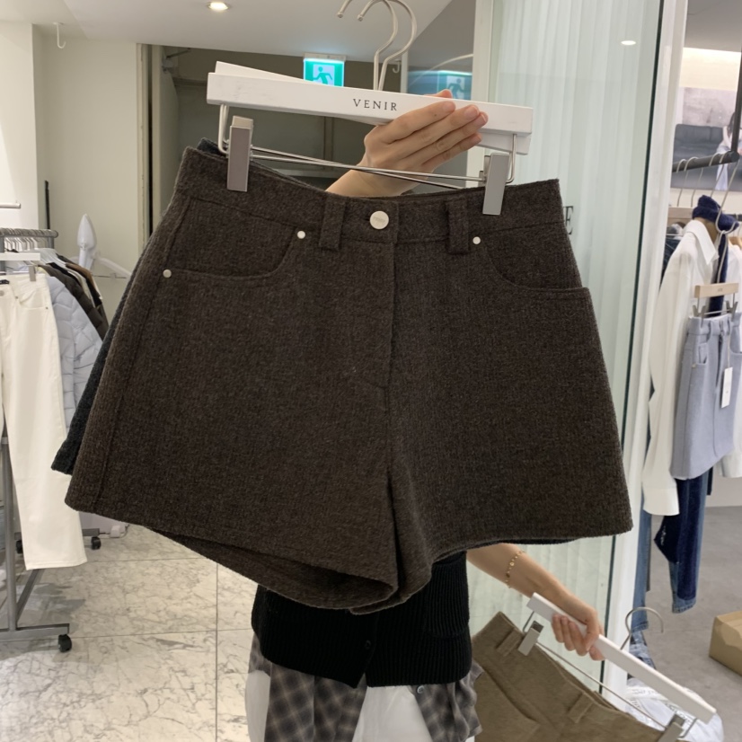 VENIR-A東大門直郵女裝新品人氣時尚熱賣休閑真品推薦短褲VENIR-A短褲圖色2棕色
