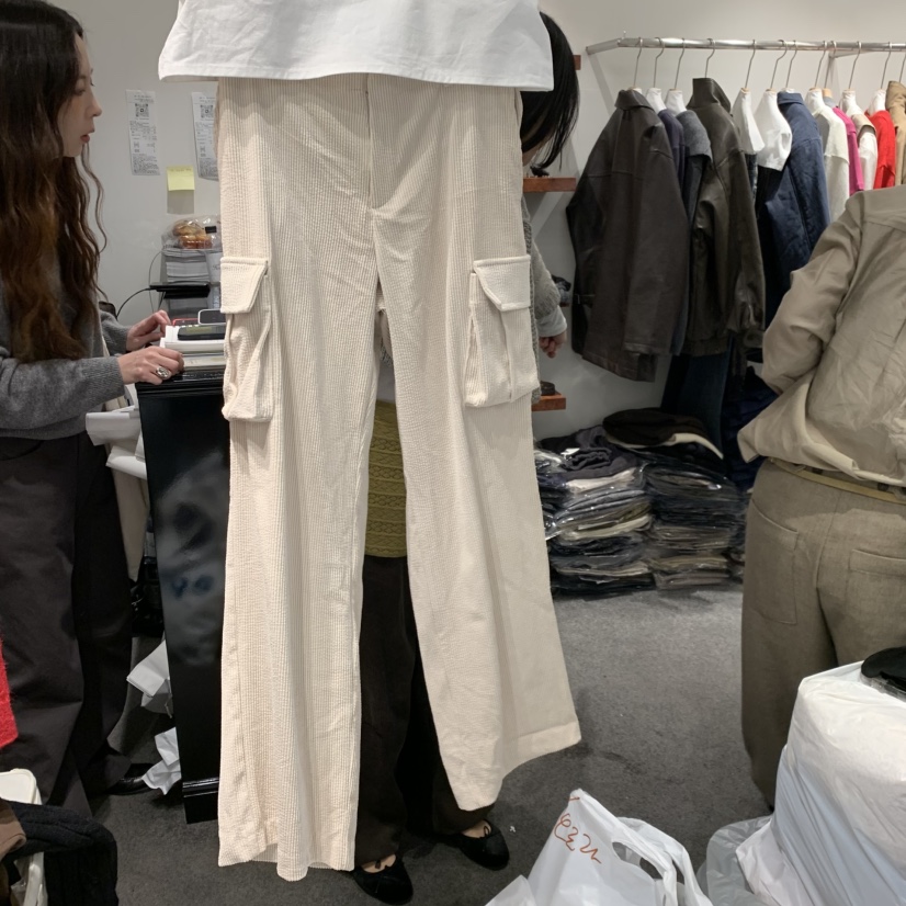THE HOME PAGE東大門實拍女士新品人氣休閑休閑褲燈芯絨THE HOME PAGE休閑褲圖色1