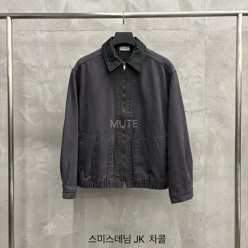 MUTE-P韓國直郵女裝新款推薦休閑熱賣真品人氣時尚夾克MUTE夾克圖色2墨色