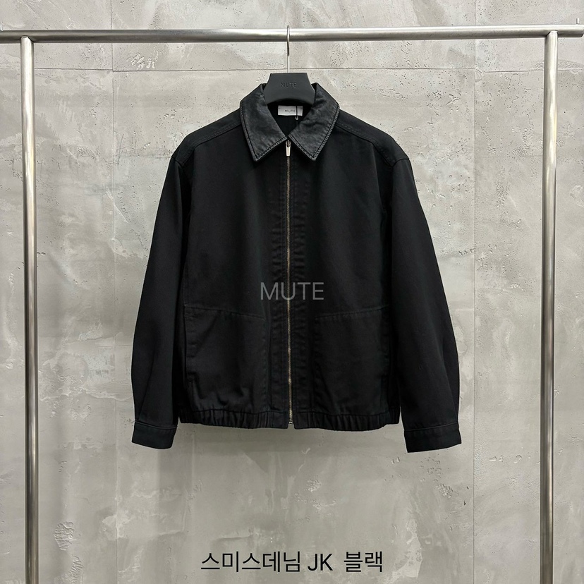 MUTE-P韓國直郵女裝新款推薦休閑熱賣真品人氣時尚夾克MUTE夾克圖色3黑色