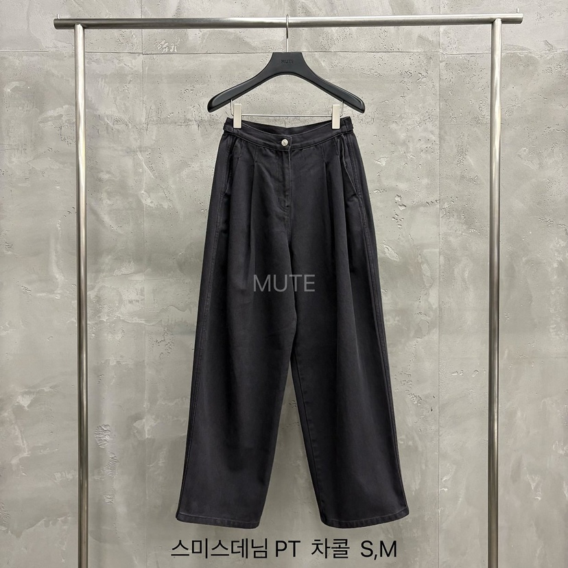 MUTE-P東大門代購女裝新款人氣休閑時尚推薦熱賣真品休閑褲MUTE休閑褲圖色2墨色