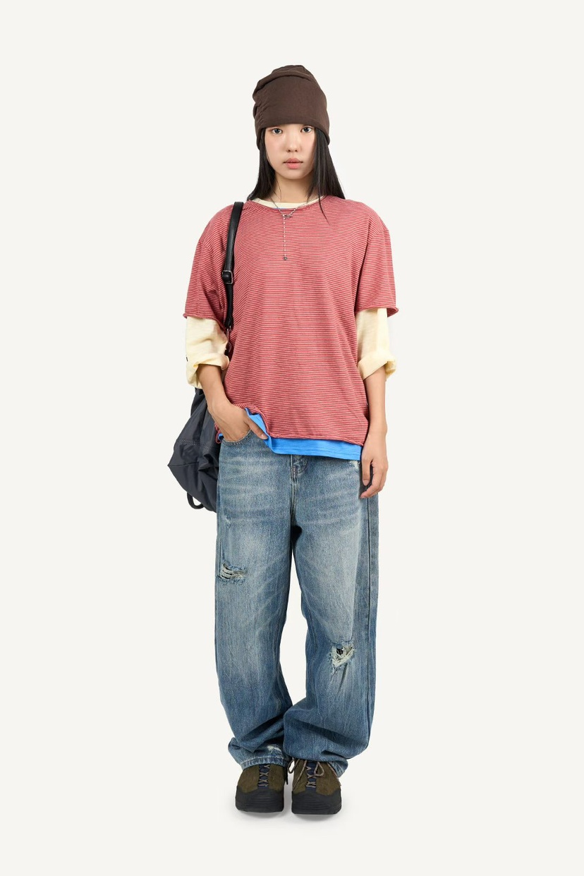 SWAG韓國代購女士新品熱賣真品時尚人氣休閑推薦T恤SWAGT恤圖色3