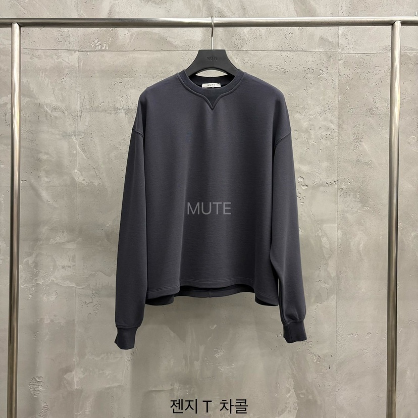 MUTE-P東大門實拍女裝新款人氣休閑真品推薦熱賣長袖T恤MUTE長袖T恤圖色4墨色