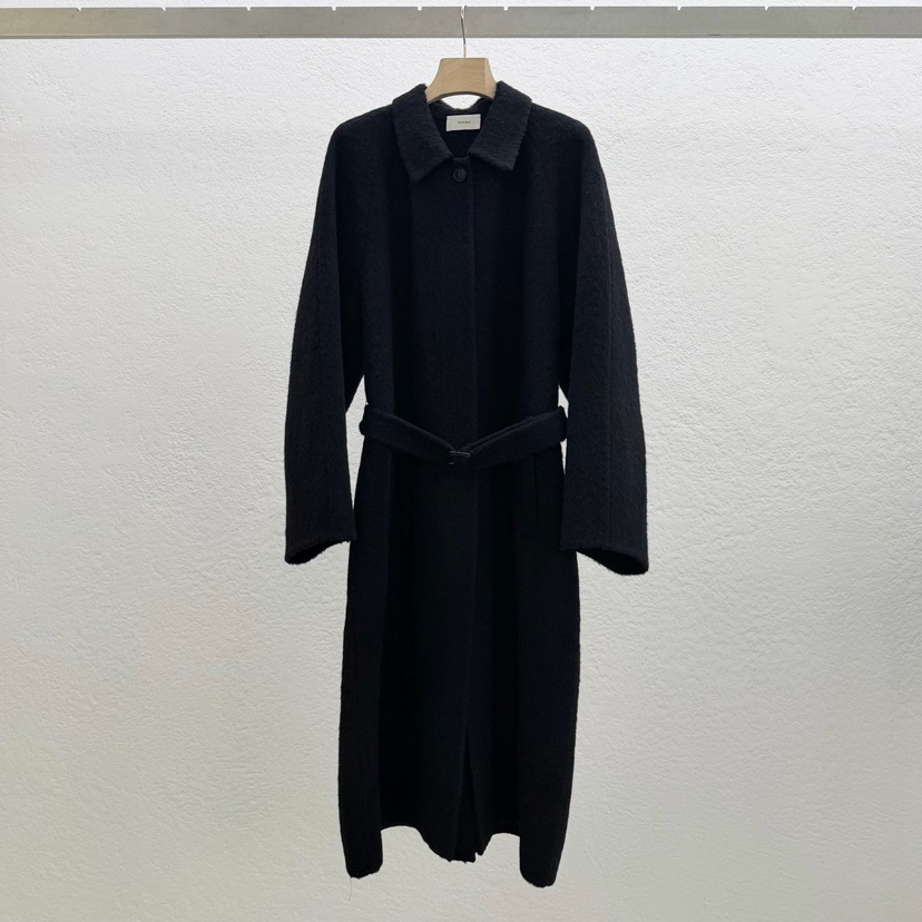 STATEMENT東大門代購女士新品推薦熱賣人氣中長款大衣含腰帶STATEMENT中長款大衣圖色2