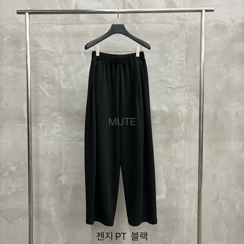 MUTE-P東大門直郵女裝新款推薦時尚熱賣真品休閑人氣休閑褲MUTE休閑褲圖色5黑色
