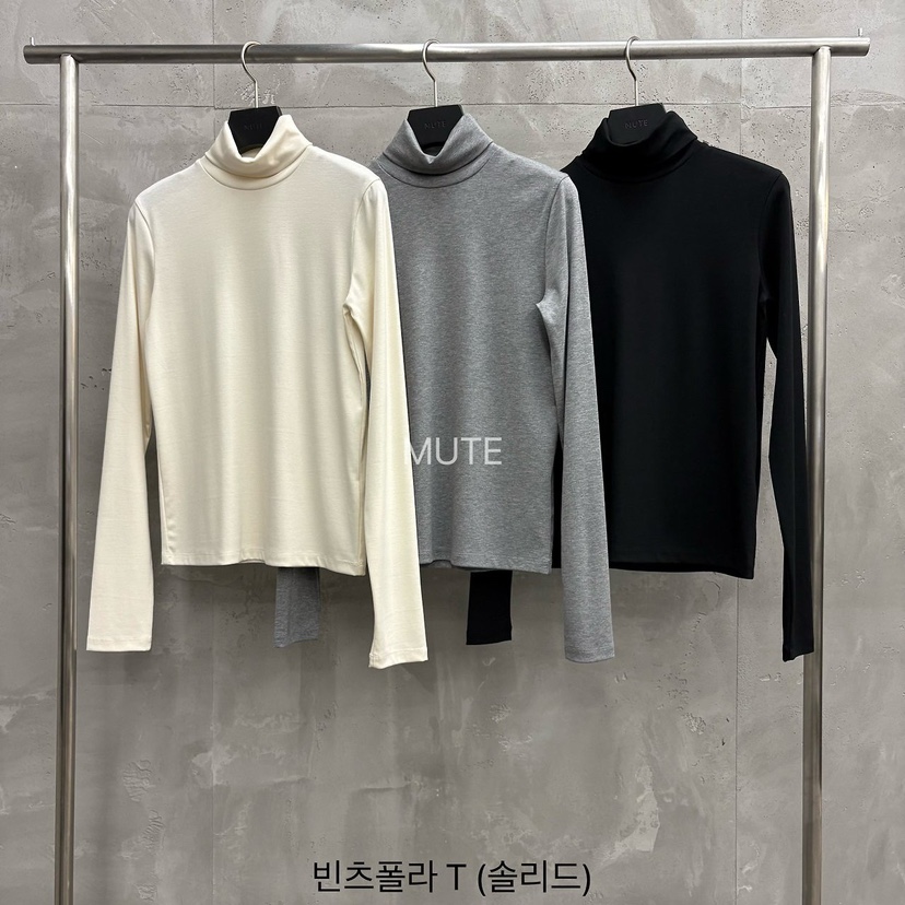 MUTE-P韓國代購女裝新款時尚人氣休閑推薦真品熱賣長袖T恤MUTE長袖T恤