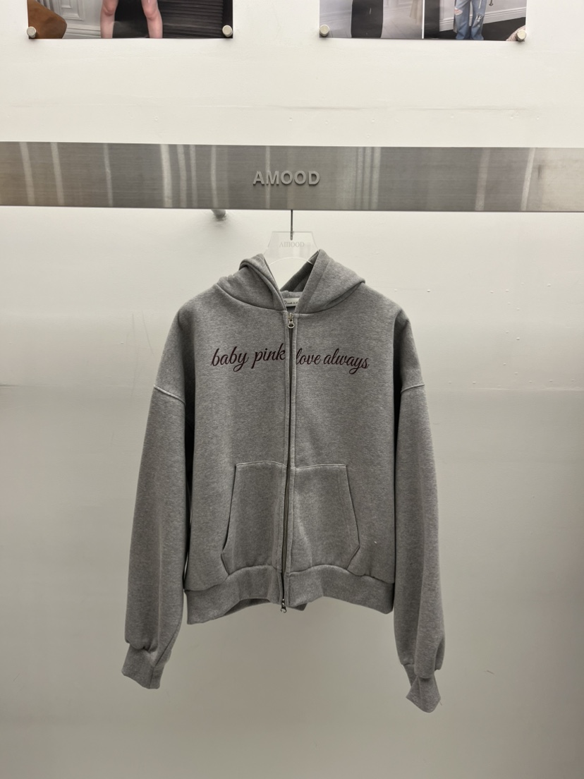 AMOOD東大門直郵女裝新品時尚推薦人氣休閑真品衛衣連帽衫AMOOD衛衣圖色1