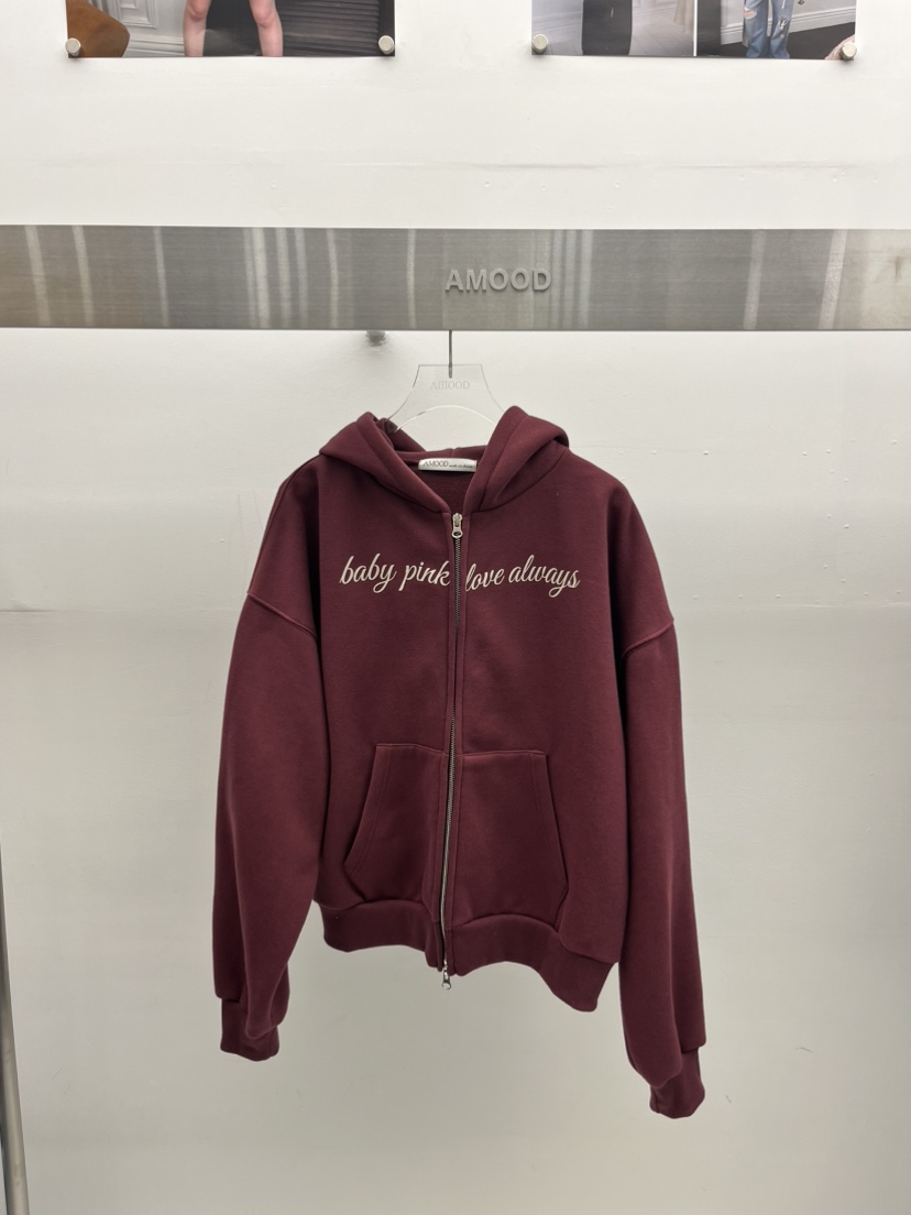 AMOOD東大門直郵女裝新品時尚推薦人氣休閑真品衛衣連帽衫AMOOD衛衣圖色2