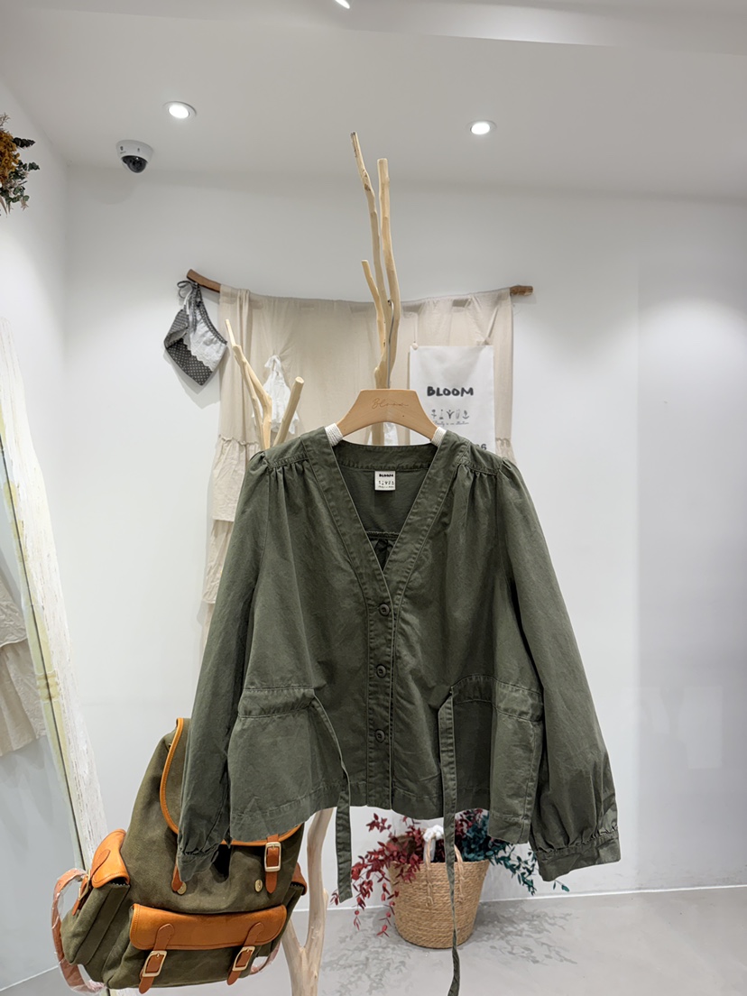 BLOOM東大門代購女士新品人氣休閑真品熱賣時尚推薦夾克系帶BLOOM-S夾克圖色1