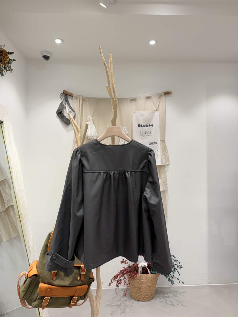 BLOOM東大門代購女士新品休閑熱賣時尚真品人氣推薦夾克圓領BLOOM-S夾克