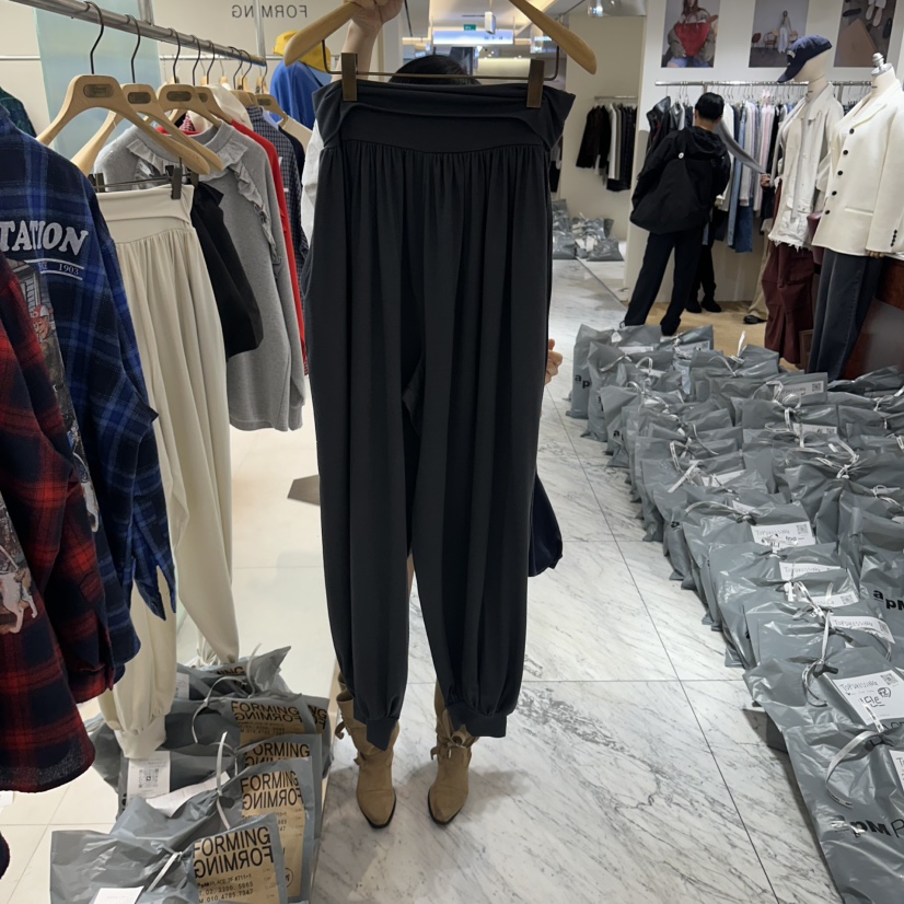 FORMING-P韓國直郵女士新款熱賣休閑人氣時尚休閑褲折疊FORMING-P休閑褲圖色2