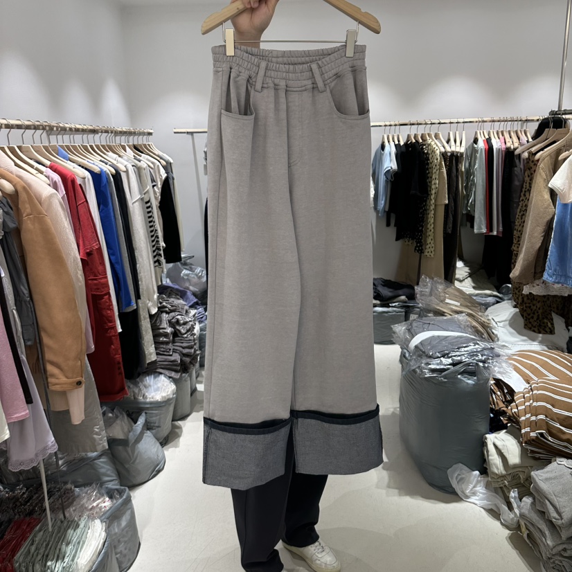 CONNAUGHT/DAILYJUD東大門代購女裝新品人氣休閑褲不含腰帶運動CONNAUGHT/DAILYJUD休閑褲圖色1