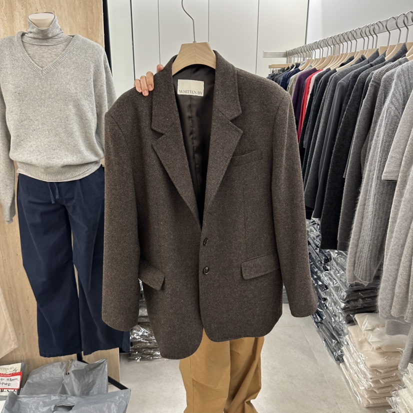 WRITTEN BY韓國直郵女士新款時尚休閑人氣推薦真品西裝西服WRITTEN BY西裝/西服圖色2