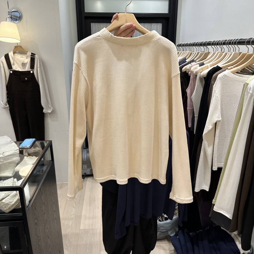 NOTTINGHAM/AVECNOUS/MODEST韓國代購女裝新品真品長袖T恤NOTTINGHAM/AVECNOUS/MODEST長袖T恤
