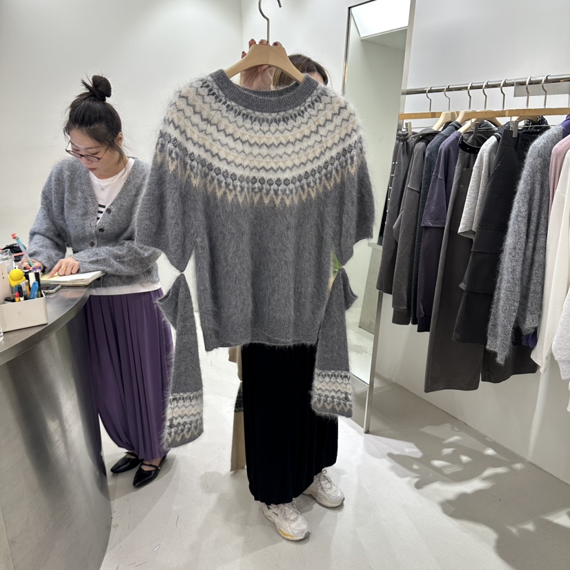 REPELLER韓國代購女士新品真品推薦熱賣毛衣羊毛針織保暖REPELLER毛衣圖色2