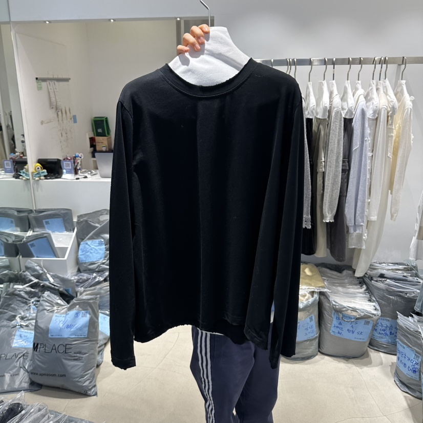 RICH SISTER韓國代購女士新品熱賣休閑推薦時尚真品長袖T恤RICH SISTER長袖T恤圖色1