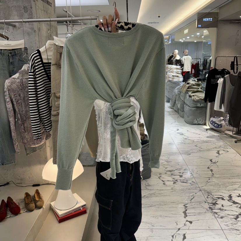 R U VAULT東大門直郵女士新款熱賣時尚真品人氣開衫刺繡R U VAULT開衫