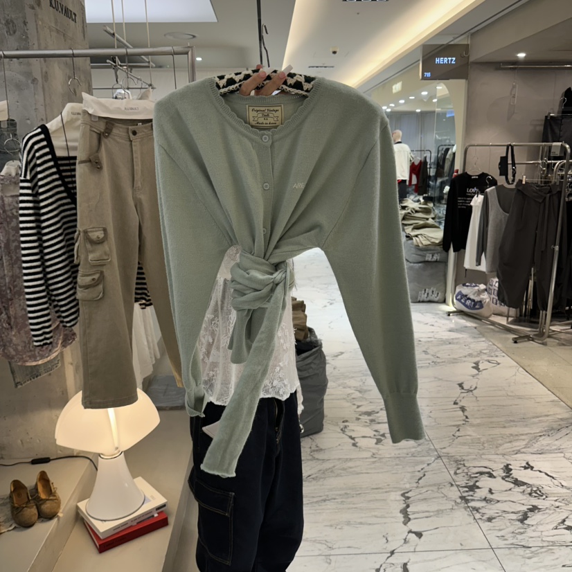 R U VAULT東大門直郵女士新款熱賣時尚真品人氣開衫刺繡R U VAULT開衫圖色3