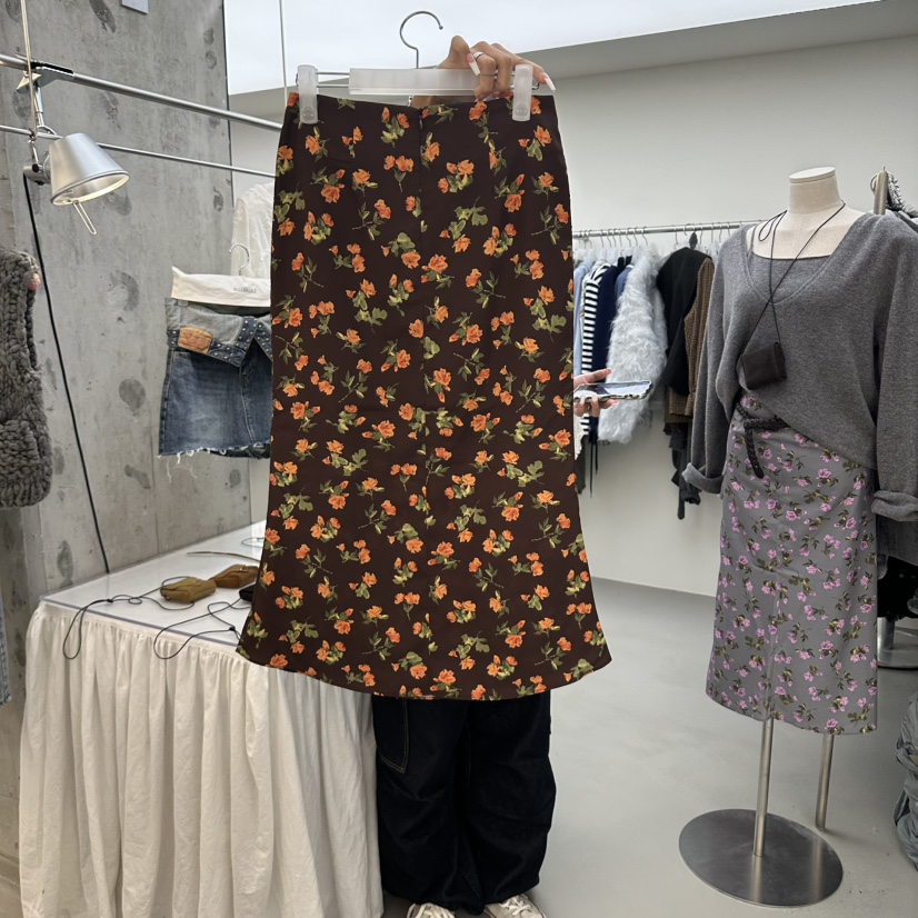 R U VAULT東大門代購女士新款休閑半身裙中短裙不含腰帶R U VAULT半身裙/中短裙