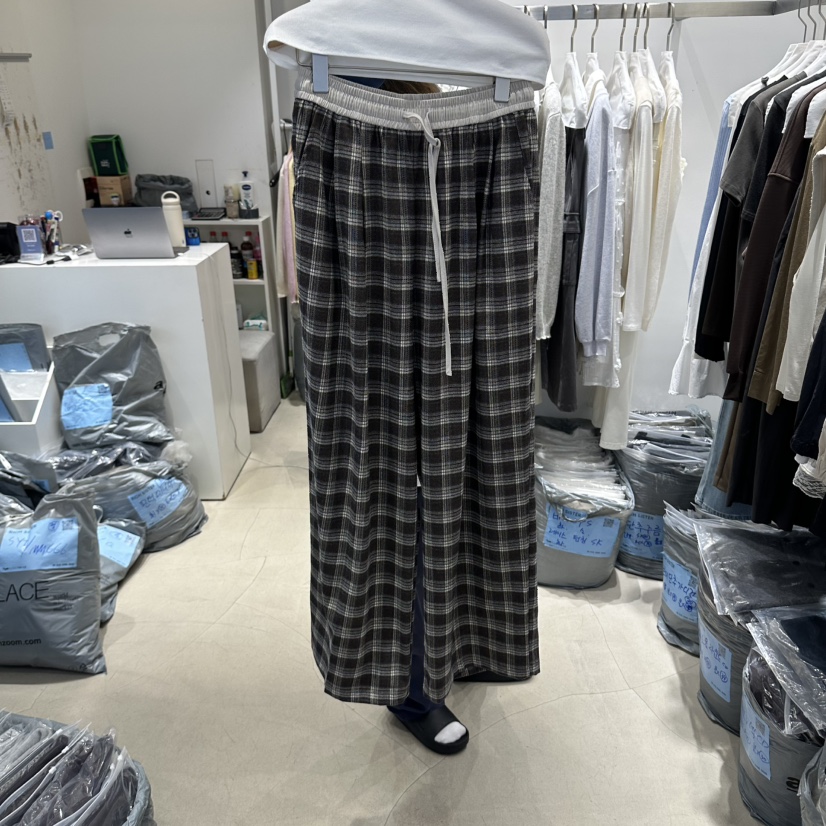 RICH SISTER韓國直郵女士新品熱賣時尚推薦休閑人氣休閑褲RICH SISTER休閑褲圖色2棕色
