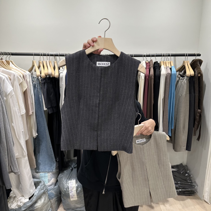 NOTTINGHAM/AVECNOUS/MODEST韓國直郵女裝新品時尚馬甲NOTTINGHAM/AVECNOUS/MODEST馬甲圖色2