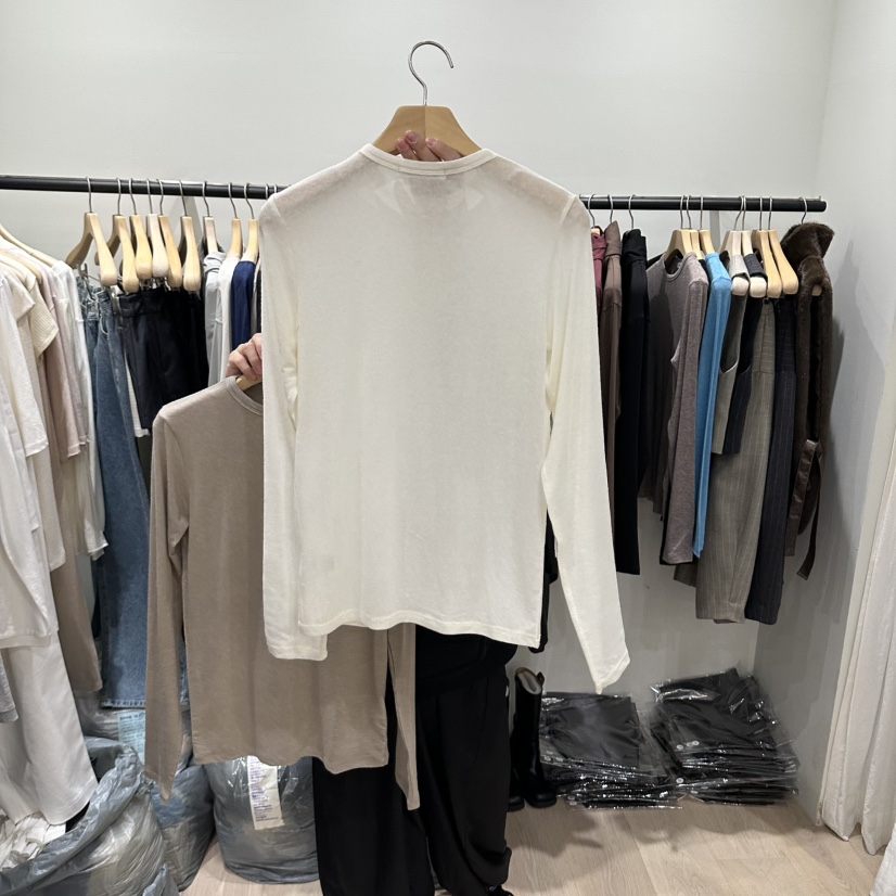 NOTTINGHAM/AVECNOUS/MODEST東大門代購女裝新款休閑長袖T恤NOTTINGHAM/AVECNOUS/MODEST長袖T恤