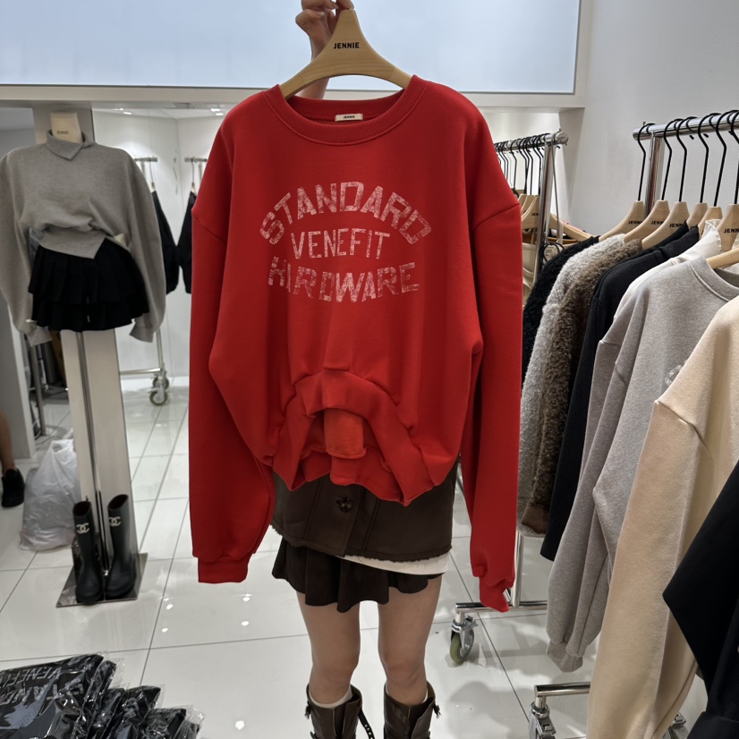 JENNIE/VENEFIT韓國代購女士新款時尚休閑真品人氣熱賣衛衣JENNIE/VENEFIT衛衣圖色2