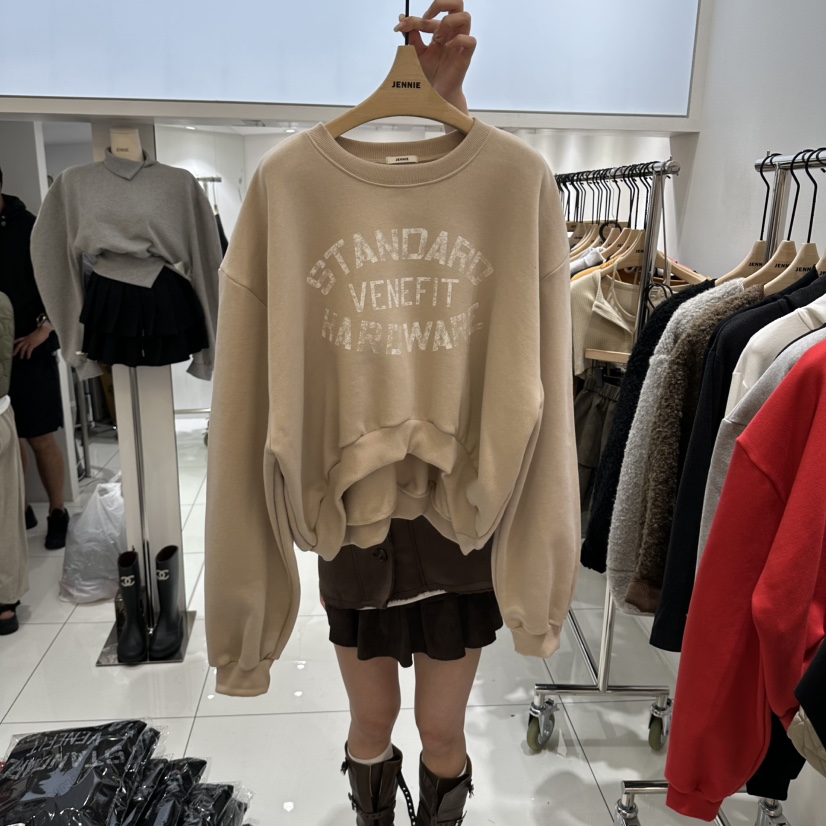 JENNIE/VENEFIT韓國代購女士新款時尚休閑真品人氣熱賣衛衣JENNIE/VENEFIT衛衣圖色3