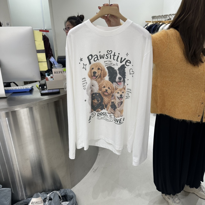 REPELLER東大門代購女士新品熱賣推薦時尚真品人氣長袖T恤REPELLER長袖T恤圖色2