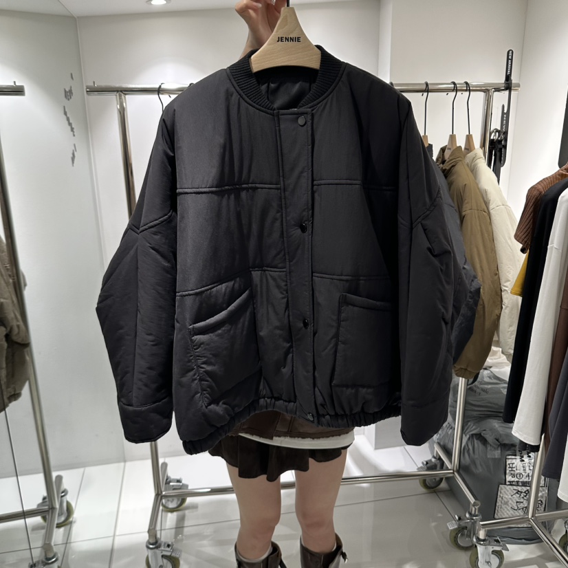 JENNIE/VENEFIT東大門實拍女裝新品休閑時尚熱賣夾克絎縫JENNIE/VENEFIT夾克圖色4