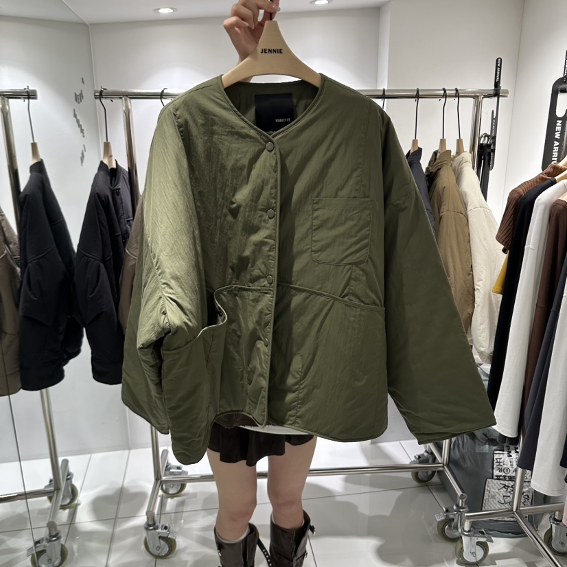JENNIE/VENEFIT東大門直郵女士新品真品休閑人氣夾克絎縫JENNIE/VENEFIT夾克圖色1