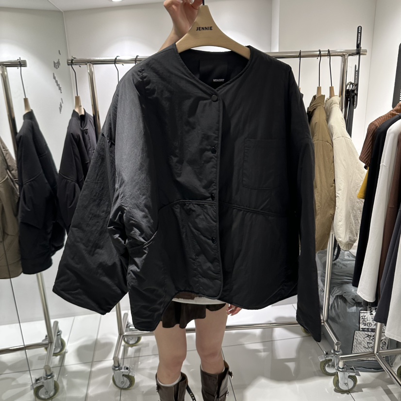 JENNIE/VENEFIT東大門直郵女士新品真品休閑人氣夾克絎縫JENNIE/VENEFIT夾克圖色3