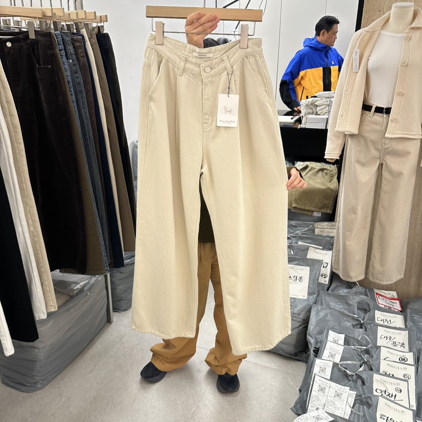 WRITTEN BY韓國代購女裝新品休閑真品人氣推薦熱賣休閑褲WRITTEN BY休閑褲圖色1