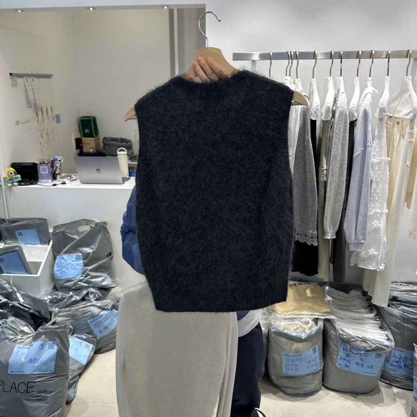 RICH SISTER韓國代購女裝新款時尚推薦真品馬甲不含內搭RICH SISTER馬甲