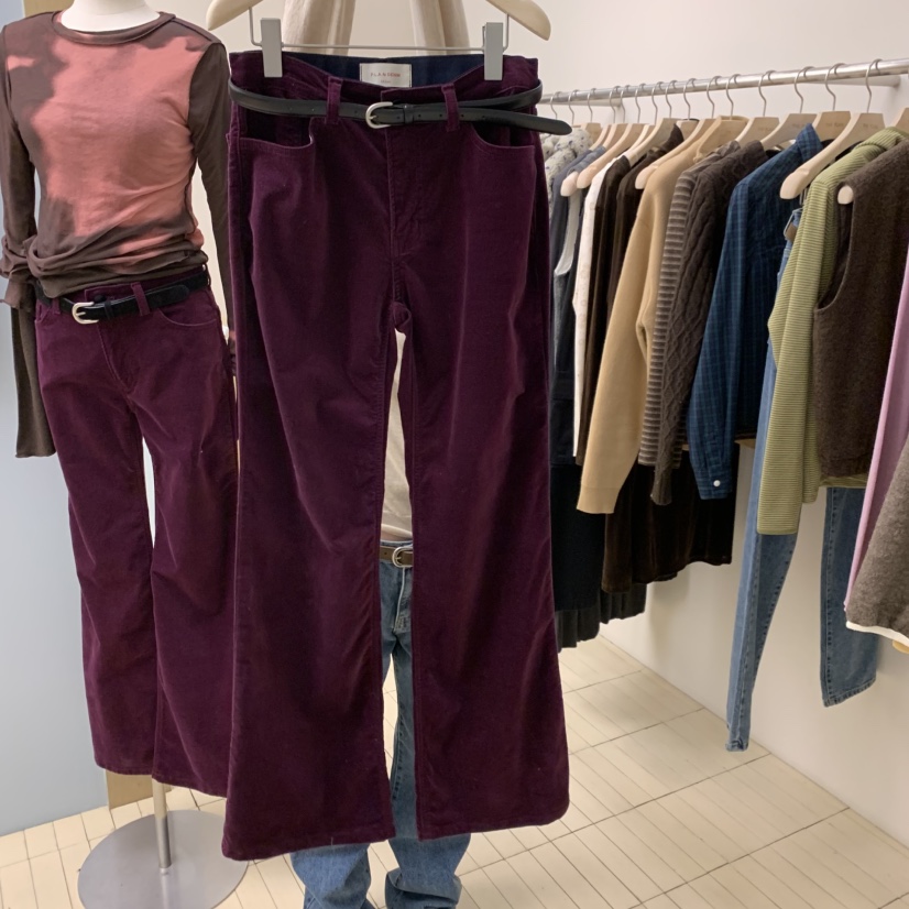 THEPLAN東大門直郵女士新品熱賣休閑推薦時尚休閑褲不含腰帶THE PLAN休閑褲圖色1