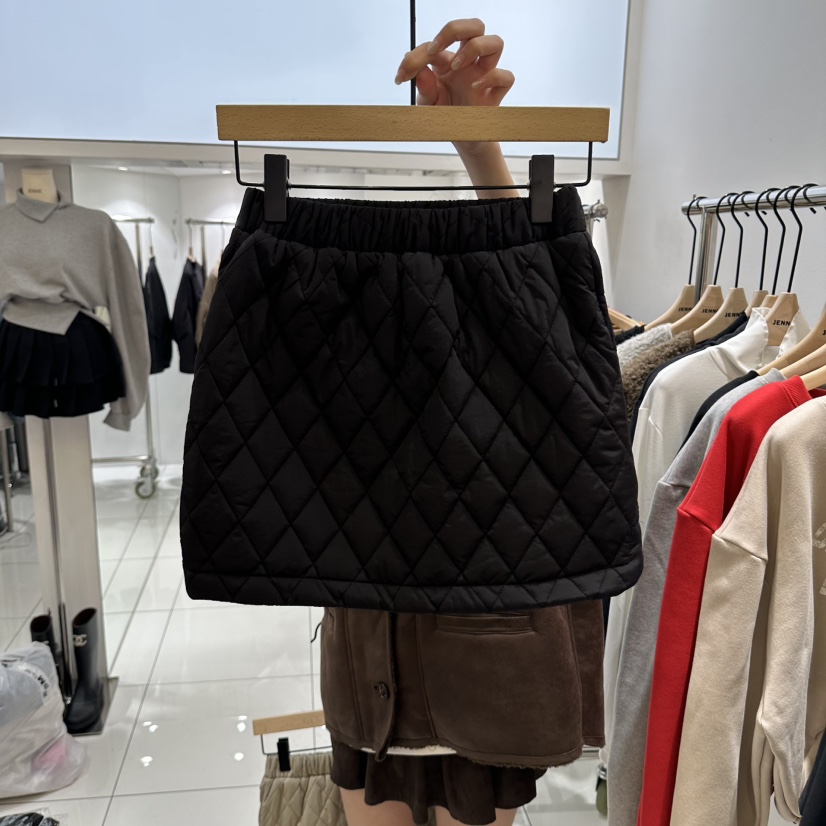 JENNIE/VENEFIT東大門代購女士新品休閑推薦熱賣短裙絎縫JENNIE/VENEFIT短裙