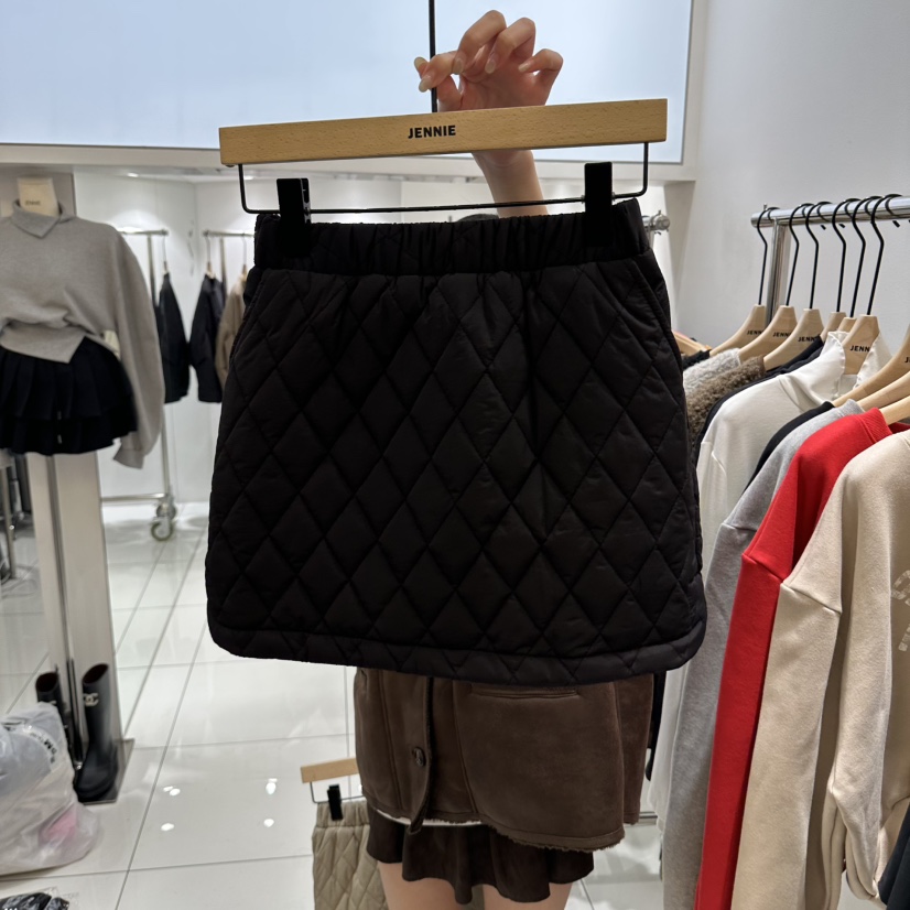 JENNIE/VENEFIT東大門代購女士新品休閑推薦熱賣短裙絎縫JENNIE/VENEFIT短裙圖色4