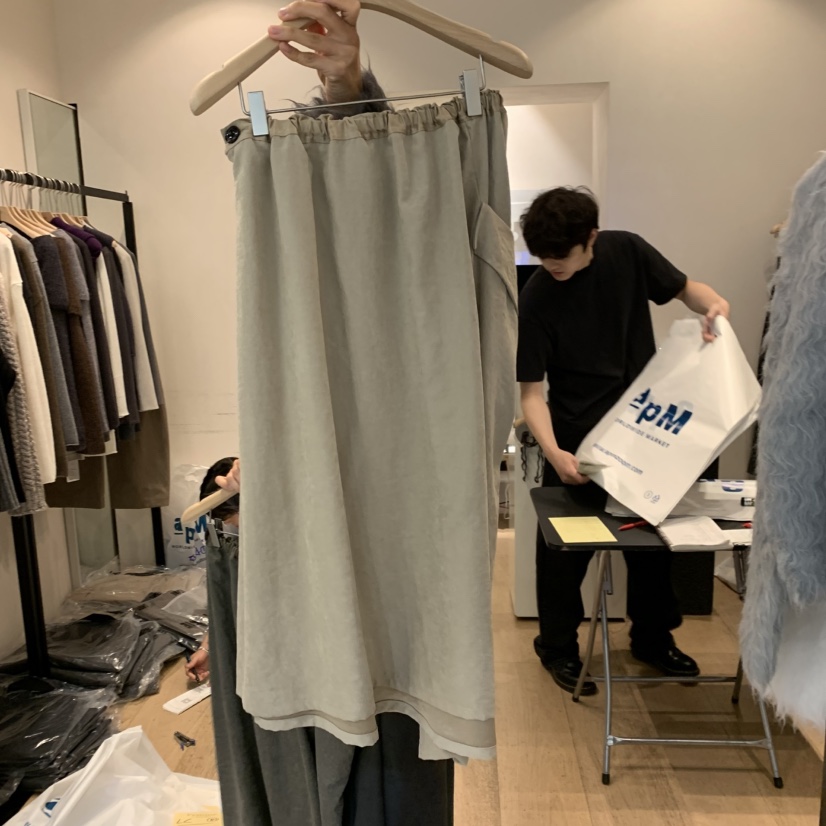 LA MAGIE FEMME東大門代購女裝新品真品推薦半身裙中短裙Lamagie Femme半身裙/中短裙圖色1