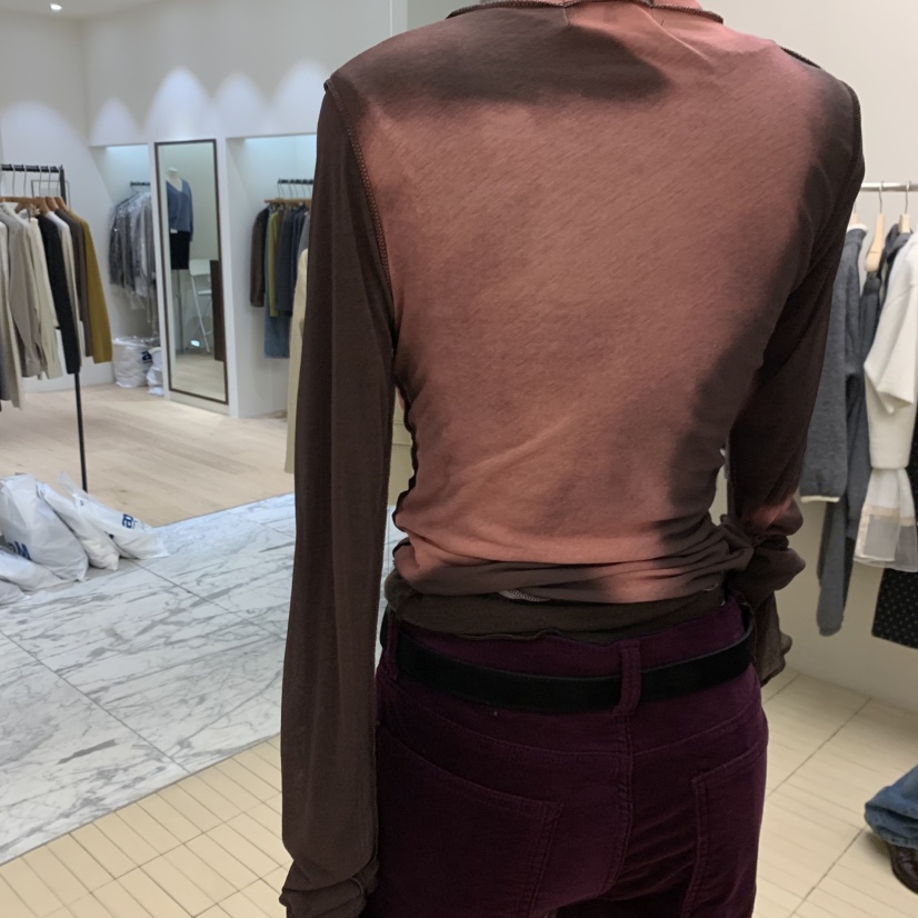 THEPLAN韓國直郵女士新品時尚真品休閑熱賣人氣長袖T恤紗布THE PLAN長袖T恤