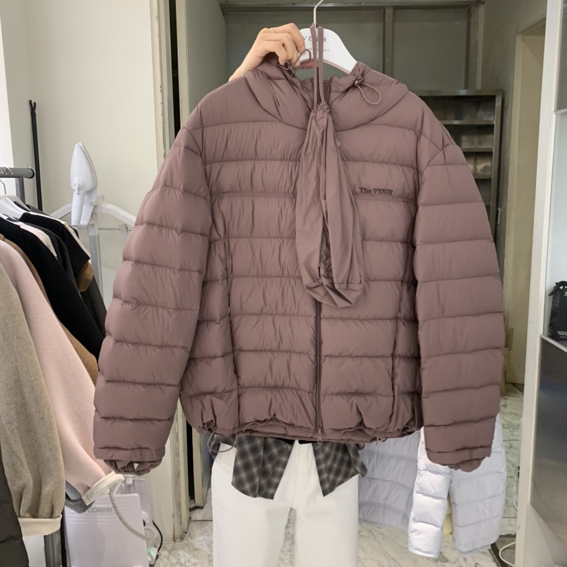VENIR-A韓國直郵女士新品推薦休閑短款羽絨服羽絨服含小包VENIR-A短款羽絨服圖色3