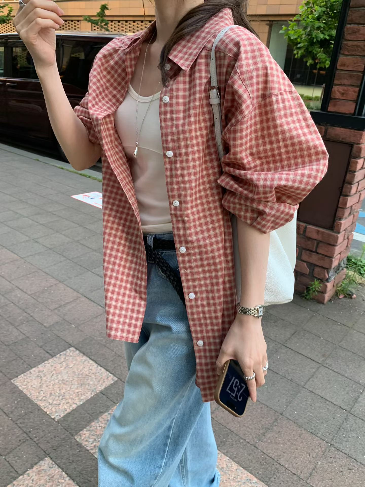 MELLOUNGE-멜라운지-T韓國直郵女裝新品推薦襯衫蕾絲衫不含內搭MELLOUNGE-2件起襯衫/蕾絲衫圖色3