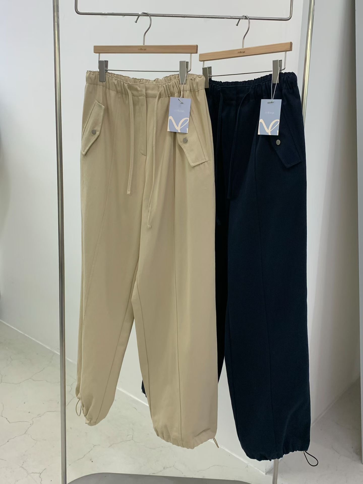 MELLOUNGE-멜라운지-T東大門實拍女士新款推薦職業休閑褲MELLOUNGE-2件起休閑褲