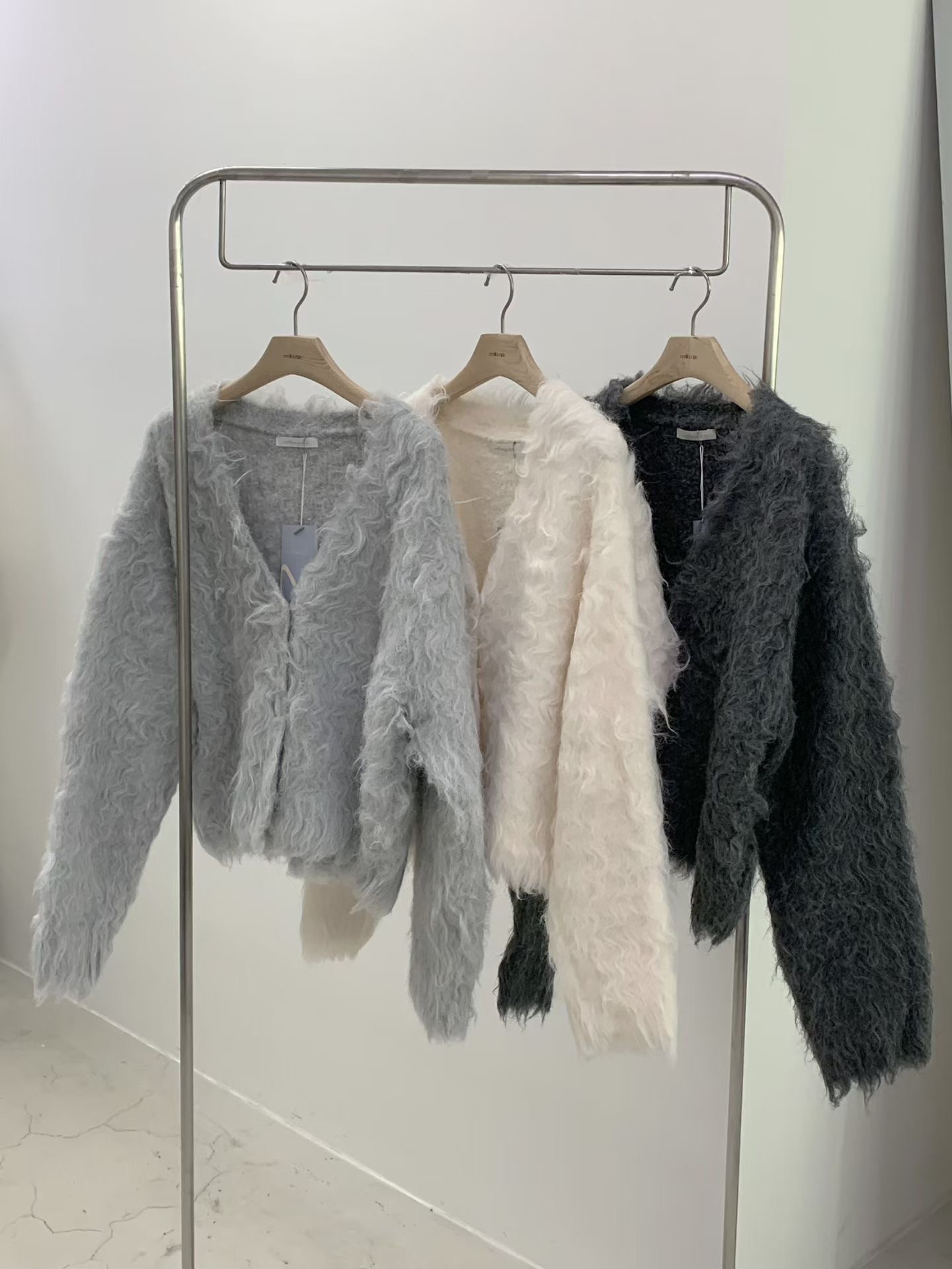MELLOUNGE-멜라운지-T韓國直郵女裝新款熱賣開衫不含內搭開襟MELLOUNGE-2件起開衫
