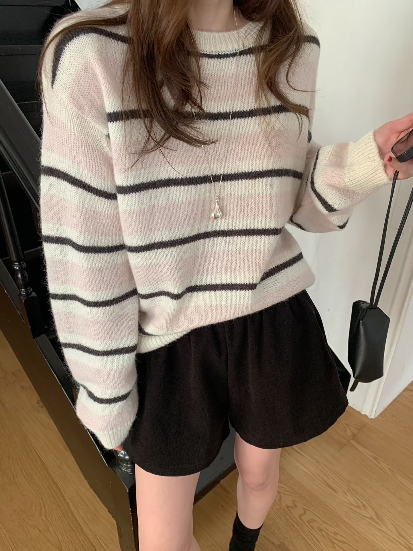 MELLOUNGE-멜라운지-T東大門實拍女士新款時尚針織衫不含內搭MELLOUNGE-2件起針織衫圖色2