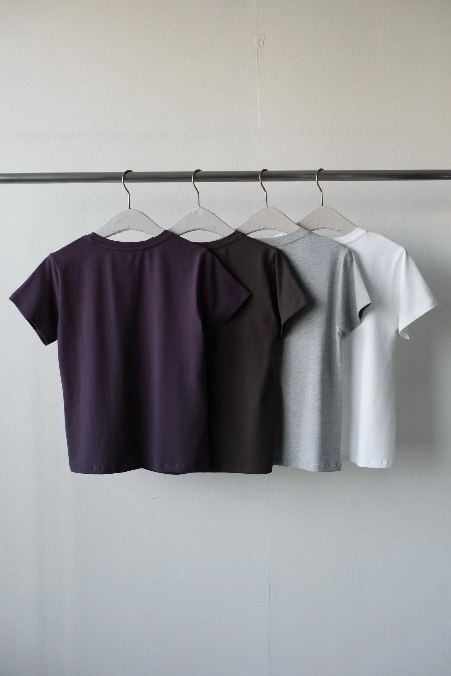 FLAT WHITE東大門代購女士新品人氣真品長袖T恤不含披肩FLAT WHITE/SORBET長袖T恤
