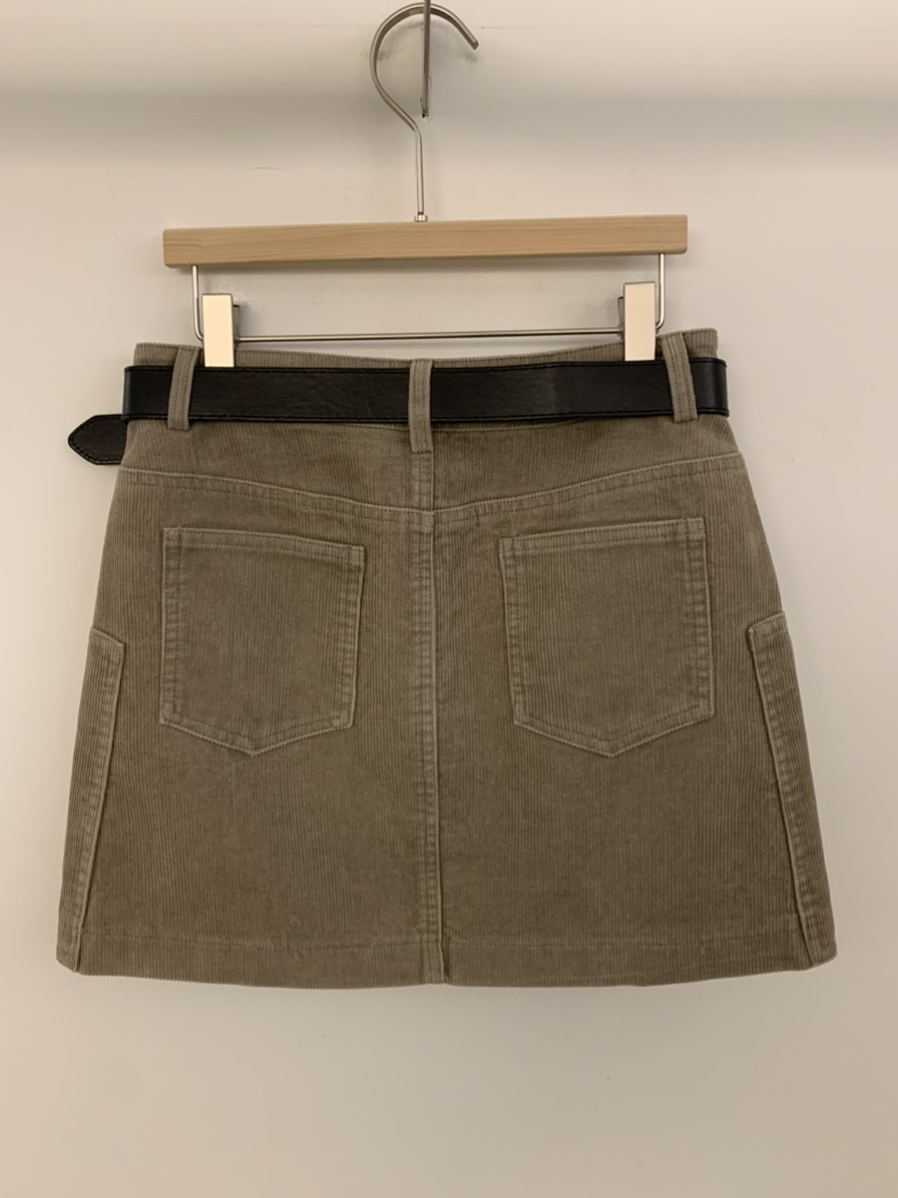 UNDER KEY東大門直郵女裝新品職業人氣真品熱賣短裙含腰帶UNDER KEY短裙