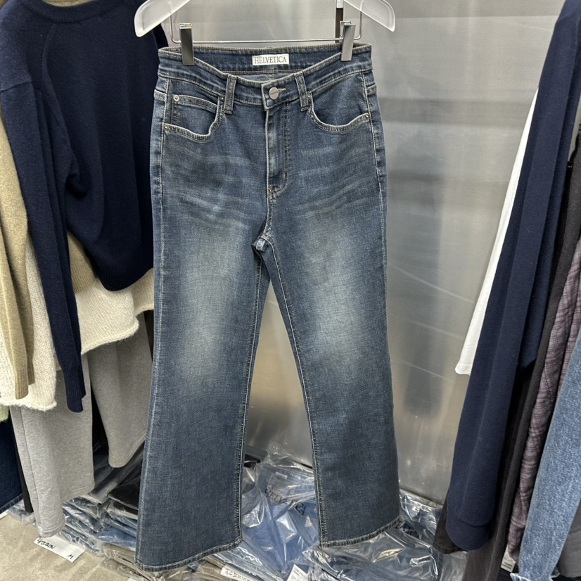 HELVETICA東大門實拍女裝新品職業推薦休閑熱賣牛仔褲喇叭HELVETICA牛仔褲圖色1