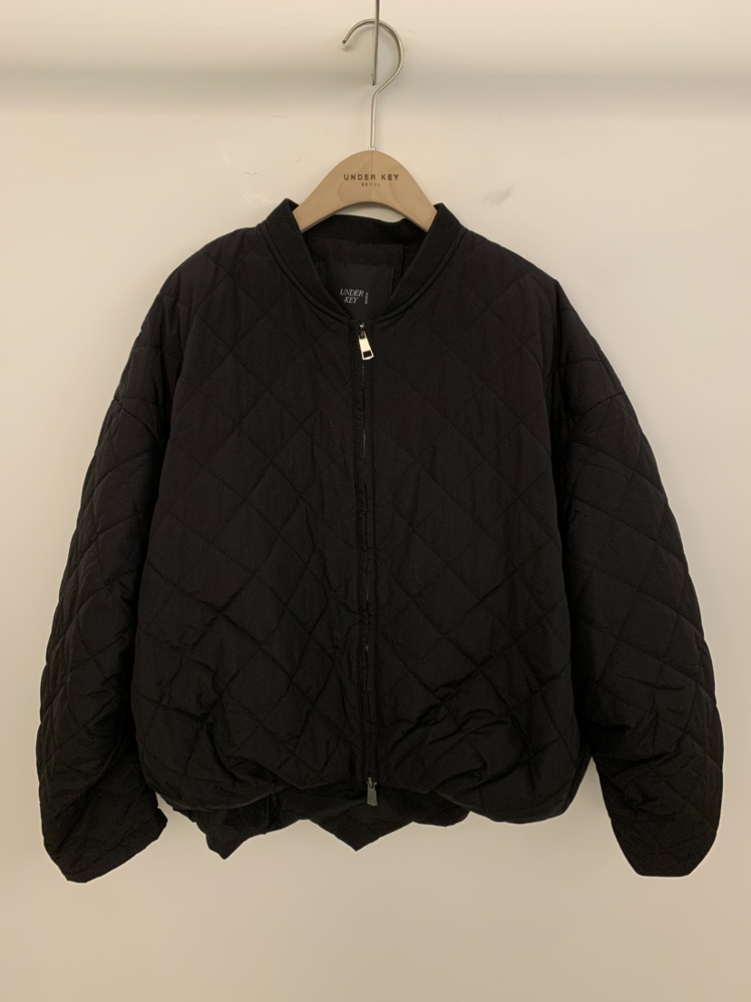UNDER KEY東大門實拍女裝新品時尚真品人氣休閑夾克羽絨服UNDER KEY夾克圖色4黑色