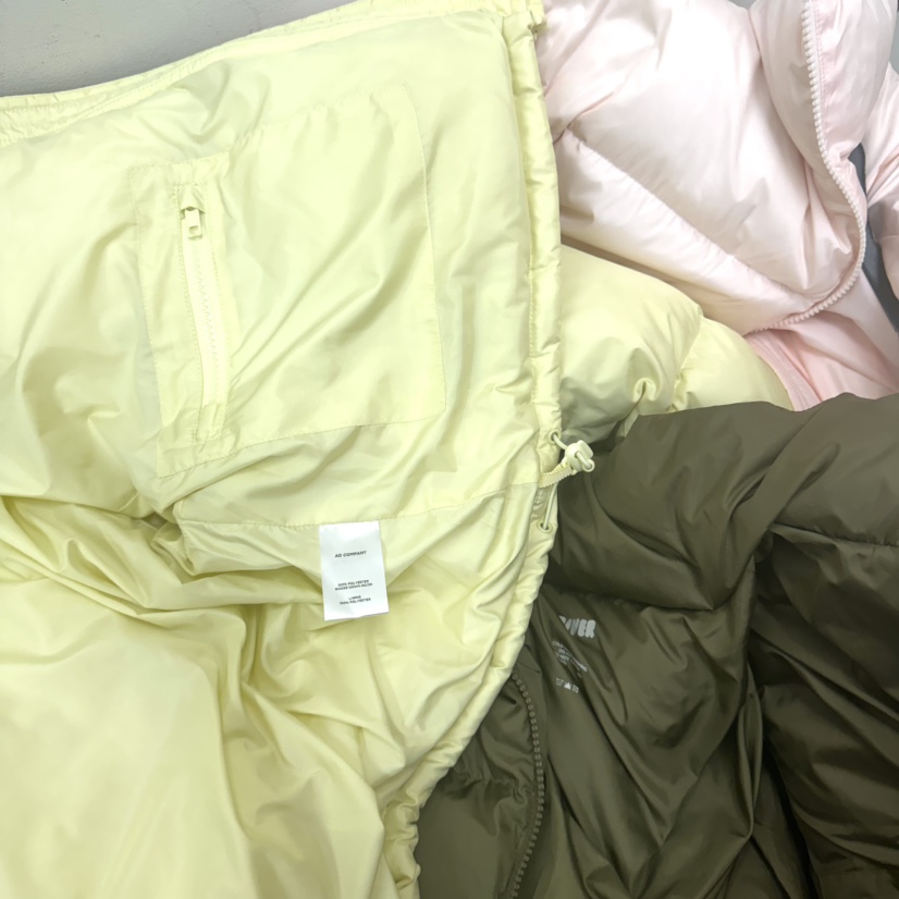 RIVER東大門直郵女士新款休閑人氣短款羽絨服拉鏈短款鵝絨WATER/RIVER短款羽絨服