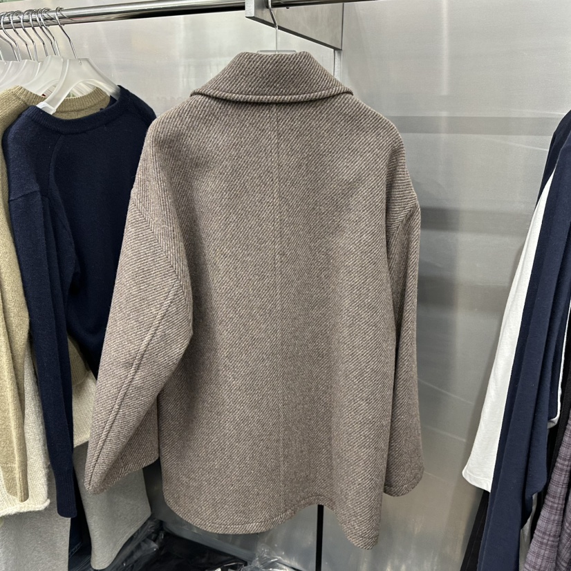 HELVETICA東大門直郵女士新品休閑推薦職業短款大衣半拉鏈HELVETICA短款大衣